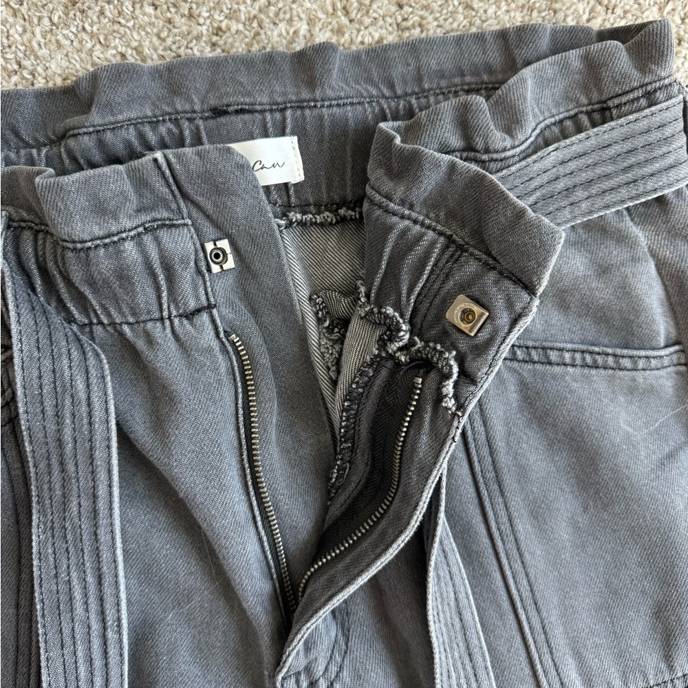 KanCan Gray Tie-Waist Pants - Picture 6 of 9